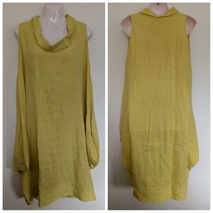 Vivian Shyu 100% Linen Sleeveless Tunic Medium